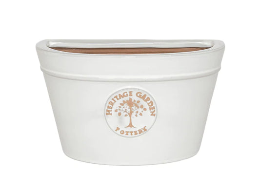 Woodlodge Edwardian Wall Planter 35cm - White