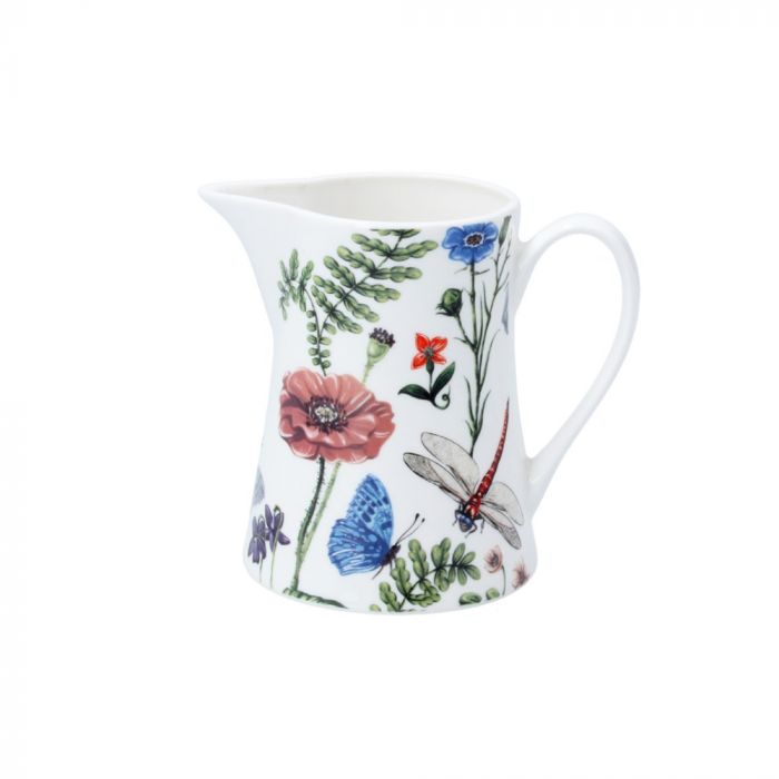 Gisela Graham Bone China Flora and Fauna Jug - Small