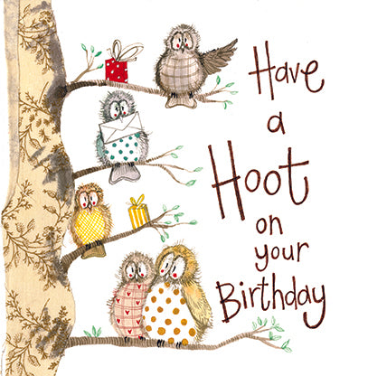 Hooters Birthday Card