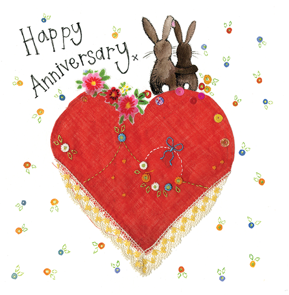 Rabbit Anniversary Card