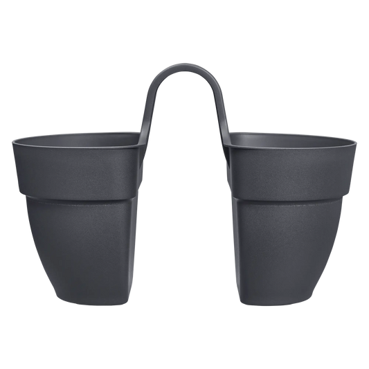 Elho Vibia Campana Flower Twin - Anthracite