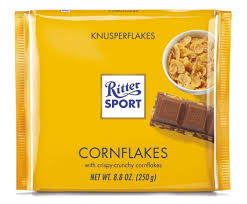 Ritter Sport Milk Chocolate With Cornflakes Bar