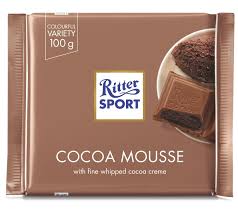 Ritter Sport Milk Chocolate With Whipped Cocoa Mousse Bar