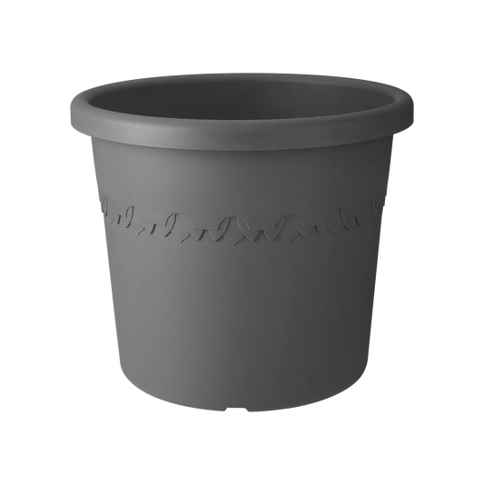 Elho Algarve Cilindro Pot - 25cm - Anthracite