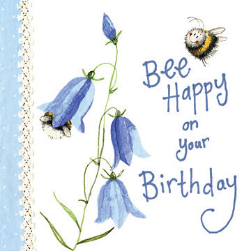 Bee Happy Birthday Card
