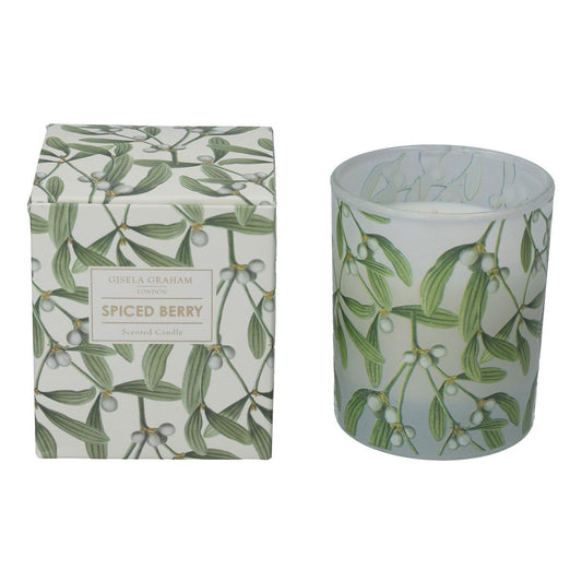 Gisela Graham Spiced Berry Scented Candle - Small