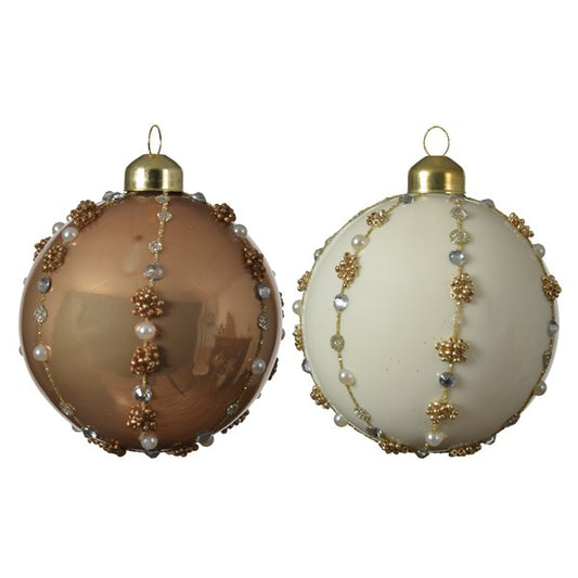 Bead & Diamond Bauble
