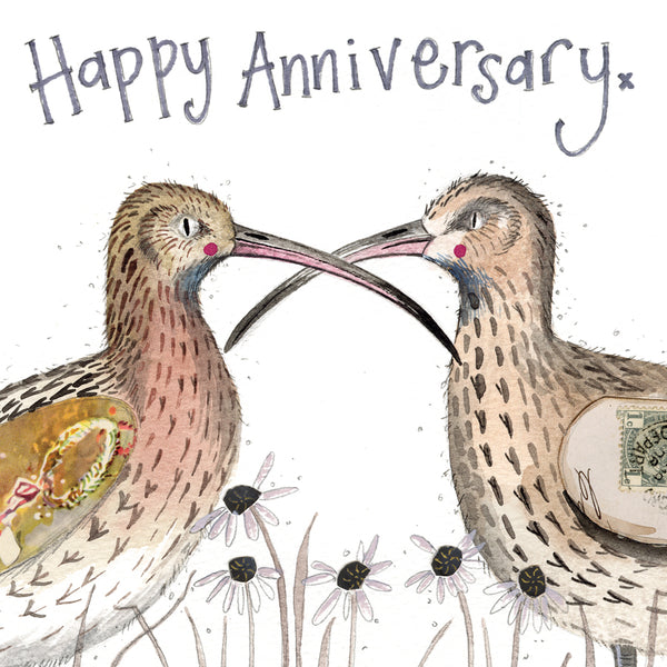 Curlews Anniversary Card