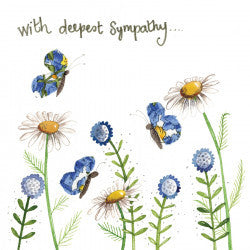 Daisies Sympathy Card