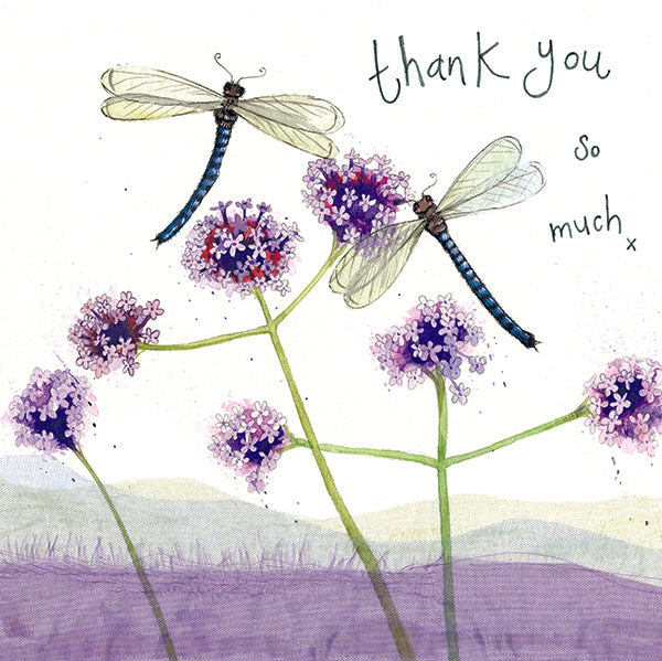 Dragonflies Thank You Card
