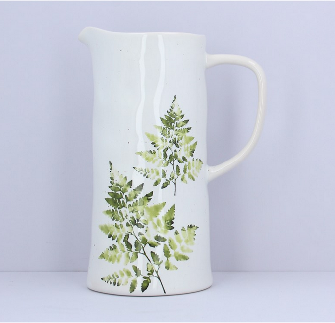 Gisela Graham Fern Print Large Jug
