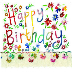 Floral Birthday Card