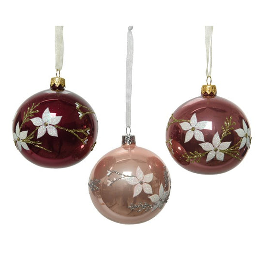 Enamel Flowers Bauble