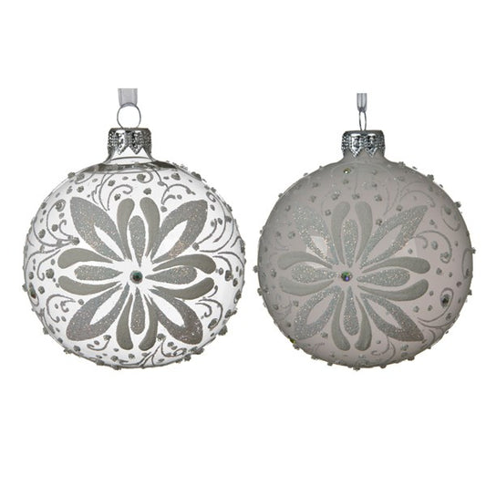 Bauble Glitter Flower