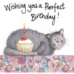 Grey Sparkle Birthday Card