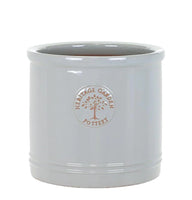 Woodlodge Pastel Grey Cylinder Heritage Pot 19cm