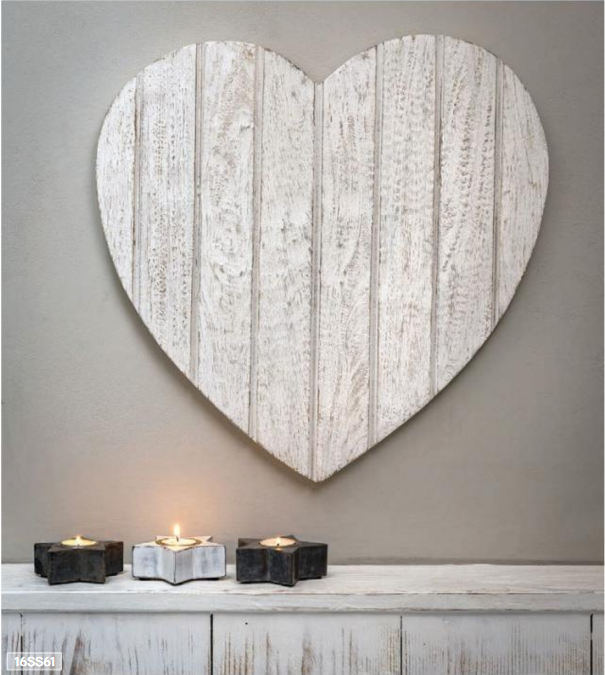 Distressed Heart Wall Plaque