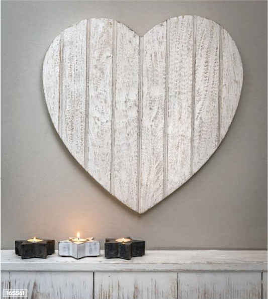 Distressed Heart Wall Plaque
