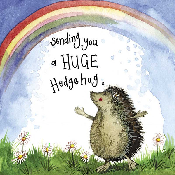 Sunshine Hedgehug Birthday Card