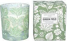 Gisela Graham - Green Garden Study Scented Candle - Green Field