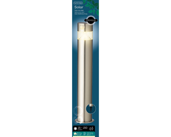 Motion Sensor Cylinder Solar Stake Light - Large