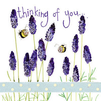 Lavender Thinking of You Sympathy Card