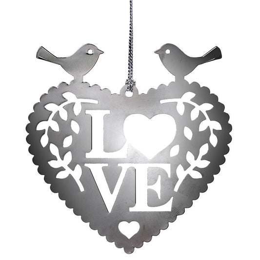 Leafy Love Bird Heart