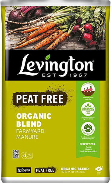 Levington Peat Free Organic Blend Farmyard Manure 50 Litres