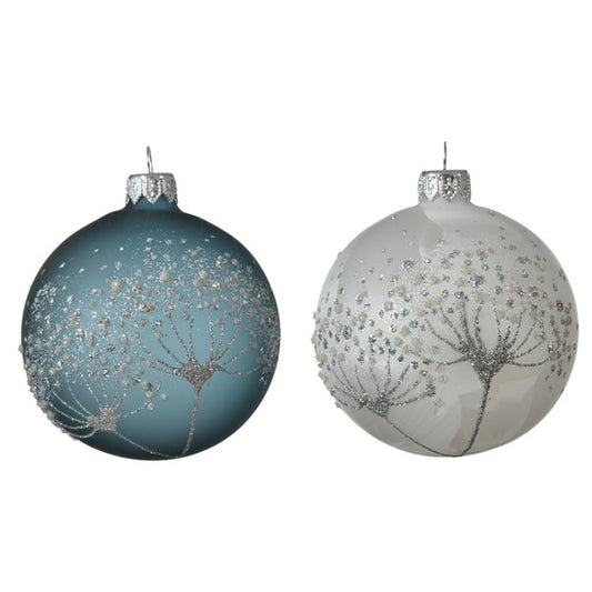 Bauble Matt Flower