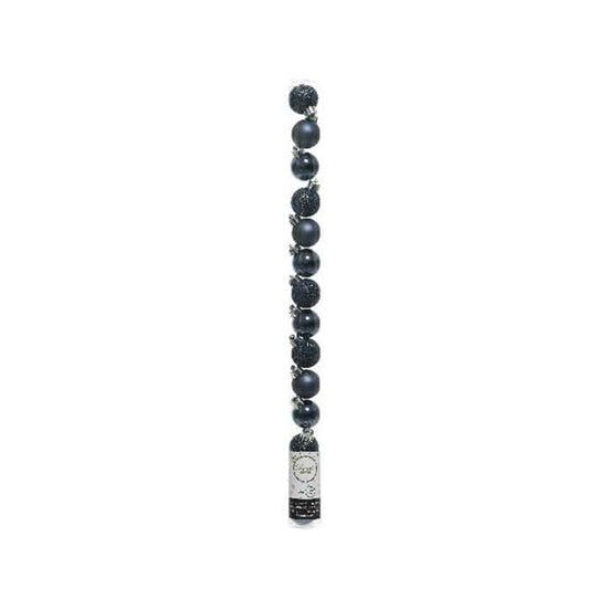 Tube Of 14 Night Blue Baubles