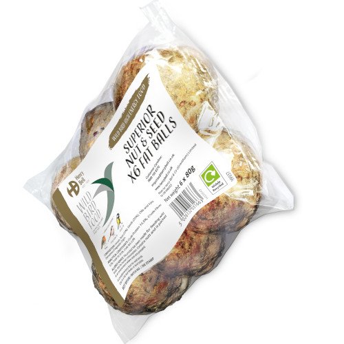Henry Bell Superior Nut and Seed Fat Balls 6 Pack