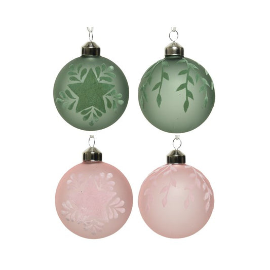 Flock Leaf Bauble