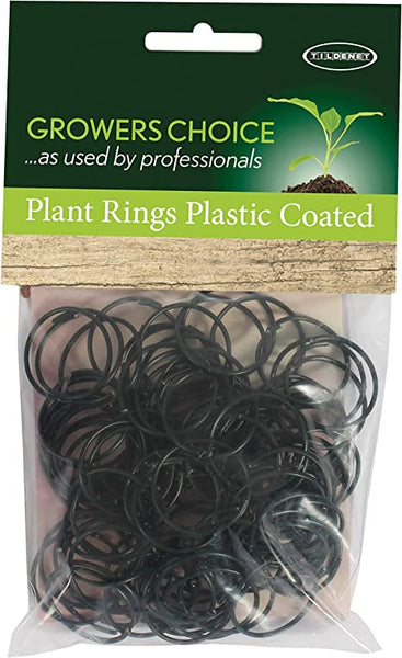 Tildenet Plant Rings Plastic Coated