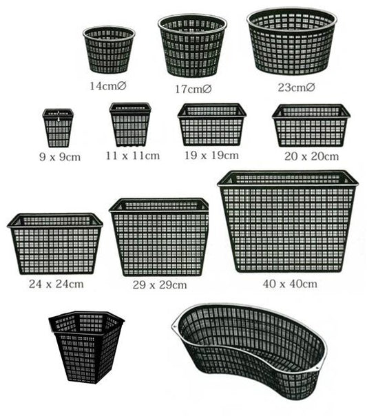 Pond Basket 19cm Pot Square 2 ltr
