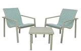 Quebec Lounge Set - Aqua