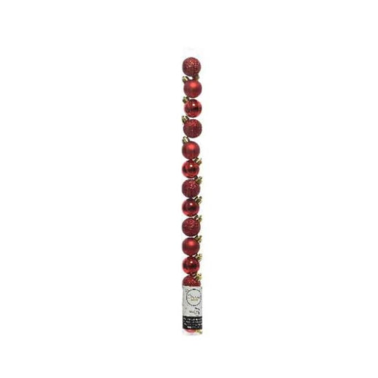 Christmas Red Mix Baubles