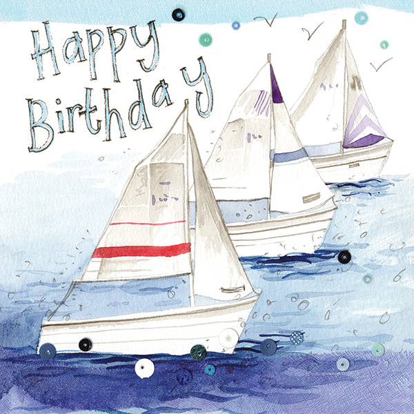 Sailing Birthday Card