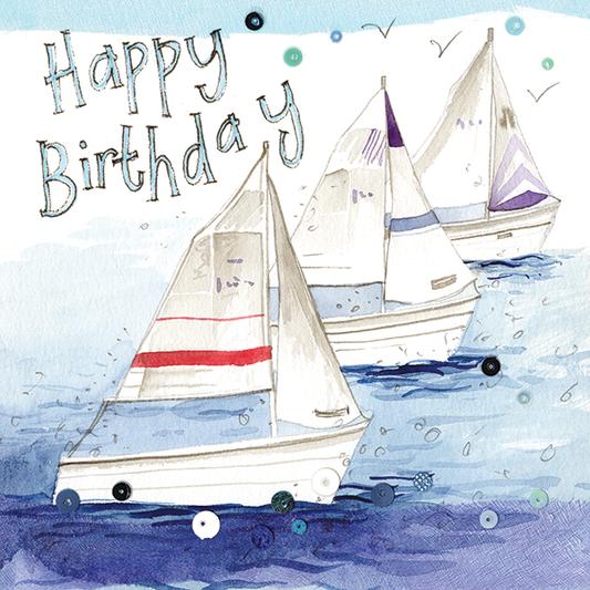 Sailing Birthday Card