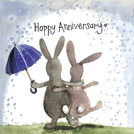 Starlight Rain and Sunshine Anniversary Card