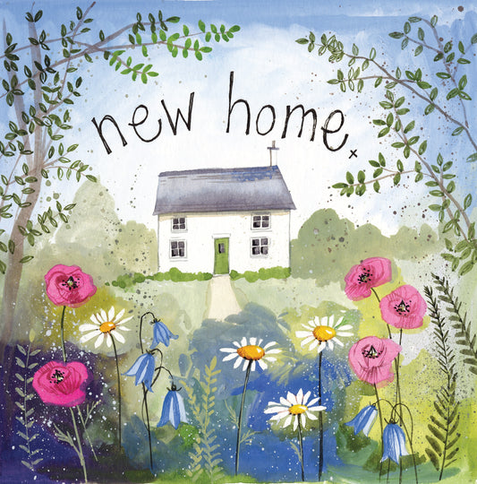 Summer Garden New Home Card