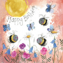 Sunshine Swarm Birthday Card