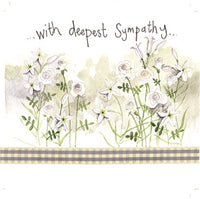 Sympathy Flowers Sympathy Card