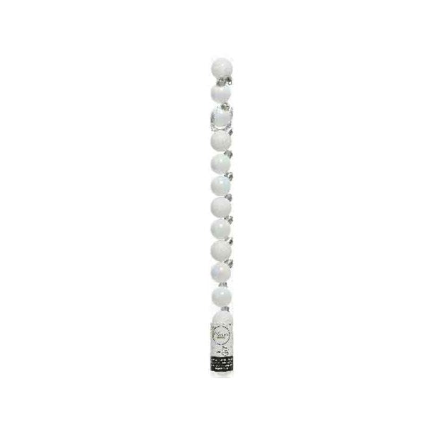 White Mix Baubles