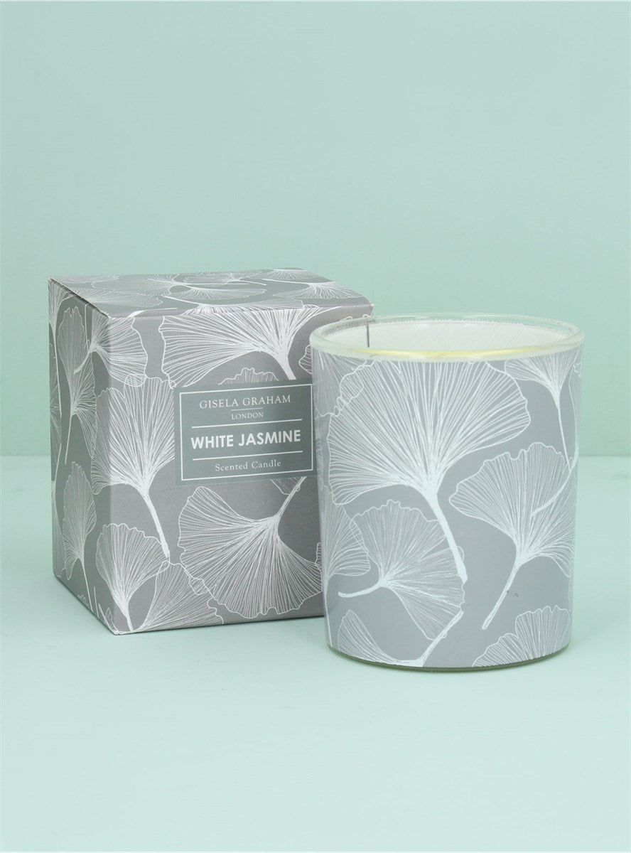 Gisela Graham Boxed Scented Candle - Grey Gingko - White Jasmine