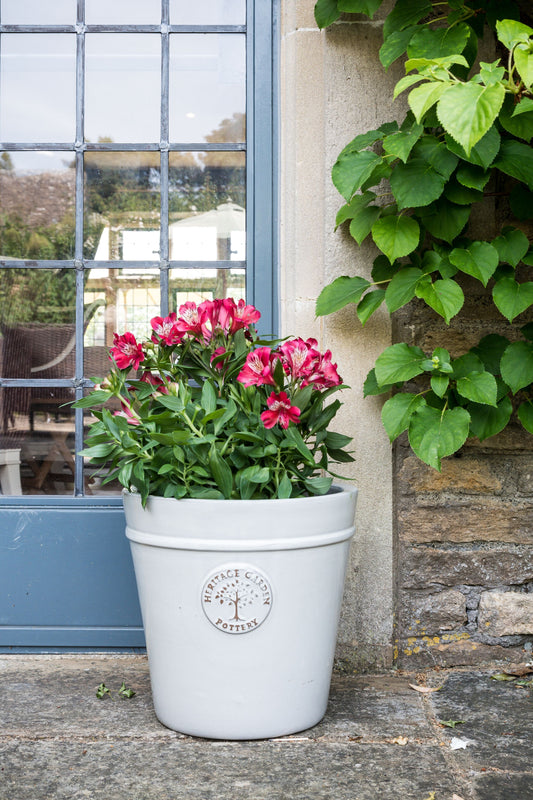 Woodlodge White Heritage Pot 30cm