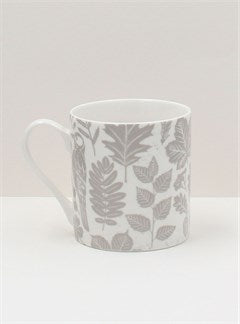 Gisela Graham Grey Garden Bone China Mug